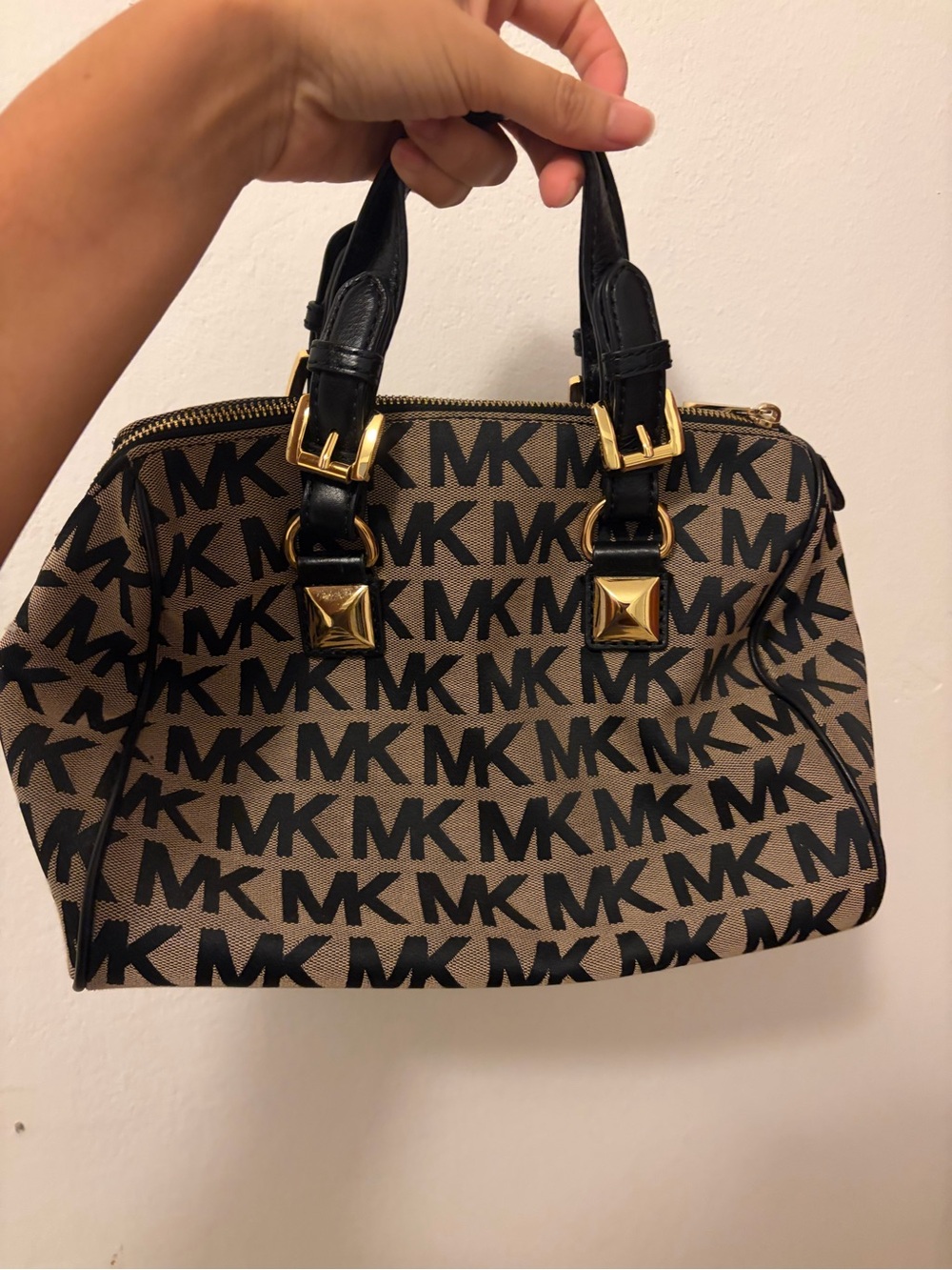Michael Kors Logo Bowling Bag - Picture 10 of 11